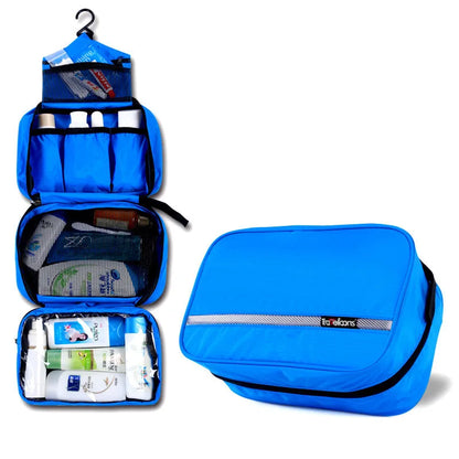 BowLift | Travelior MaxPack Large Waterproof Toiletry Bag for Men and Women with Spacious Storage