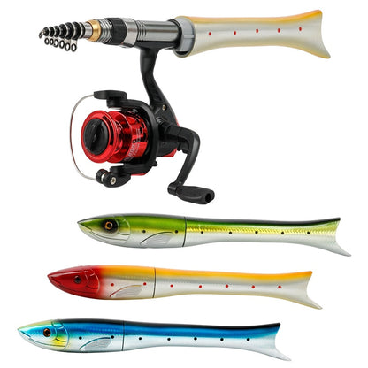 BowLift | Mini Fish Shaped Collapsible Fishing Rod Pole