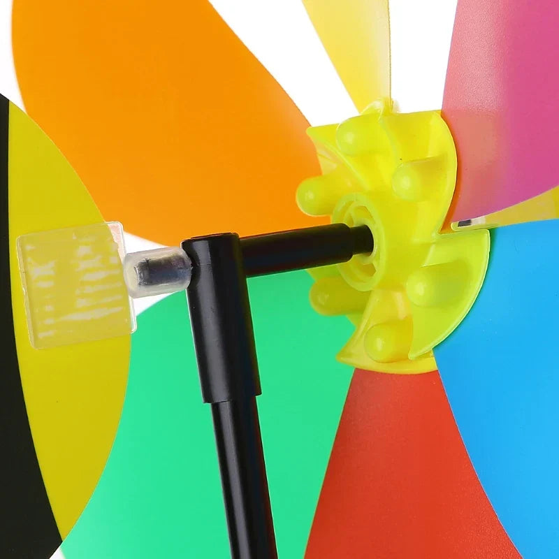 Skanto | WindBee 3D Garden Windmill Bee | Foldable & Weather-Resistant | For Garden, Balcony & Camping