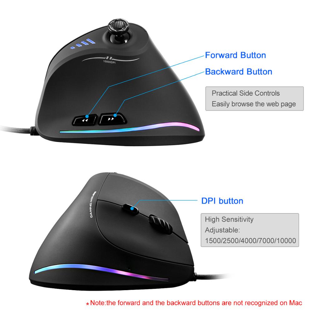 Skanto | Programmable Ergonomic RGB Game Master Mouse