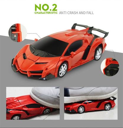 Skanto | 2i1 Robo Racer Transforming RC Car Toy