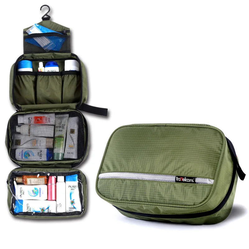 BowLift | Travelior MaxPack Large Waterproof Toiletry Bag for Men & Women | Travel Cosmetic Bag | Sturdy Design & Plenty of Storage