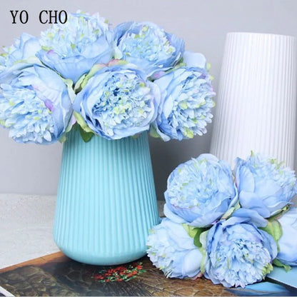 Skanto | Large Peony Silk Flower Bouquet Set