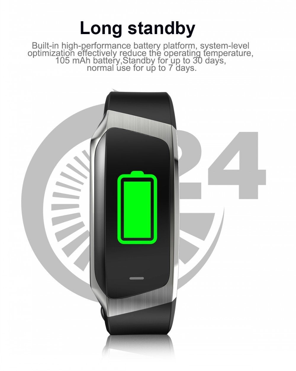 Brehn | Fitband Smartwatch waterproof blood pressure oxygen heart rate monitor sport band
