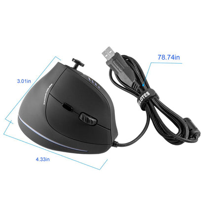 Skanto | Programmable Ergonomic RGB Game Master Mouse