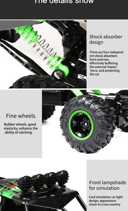 Skanto | Remote Control Car 4x4 Rock Crawler Monster Truck