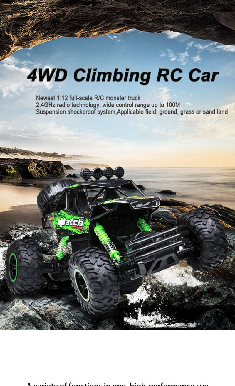 Skanto | Remote Control Car 4x4 Rock Crawler Monster Truck