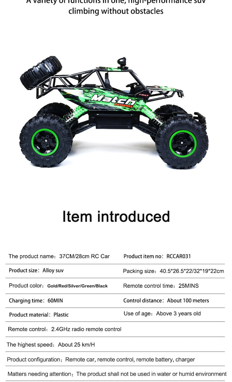 Skanto | Remote Control Car 4x4 Rock Crawler Monster Truck
