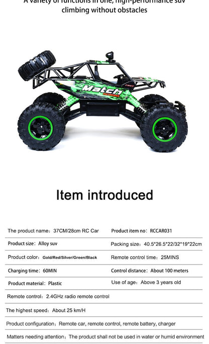Skanto | Remote Control Car 4x4 Rock Crawler Monster Truck