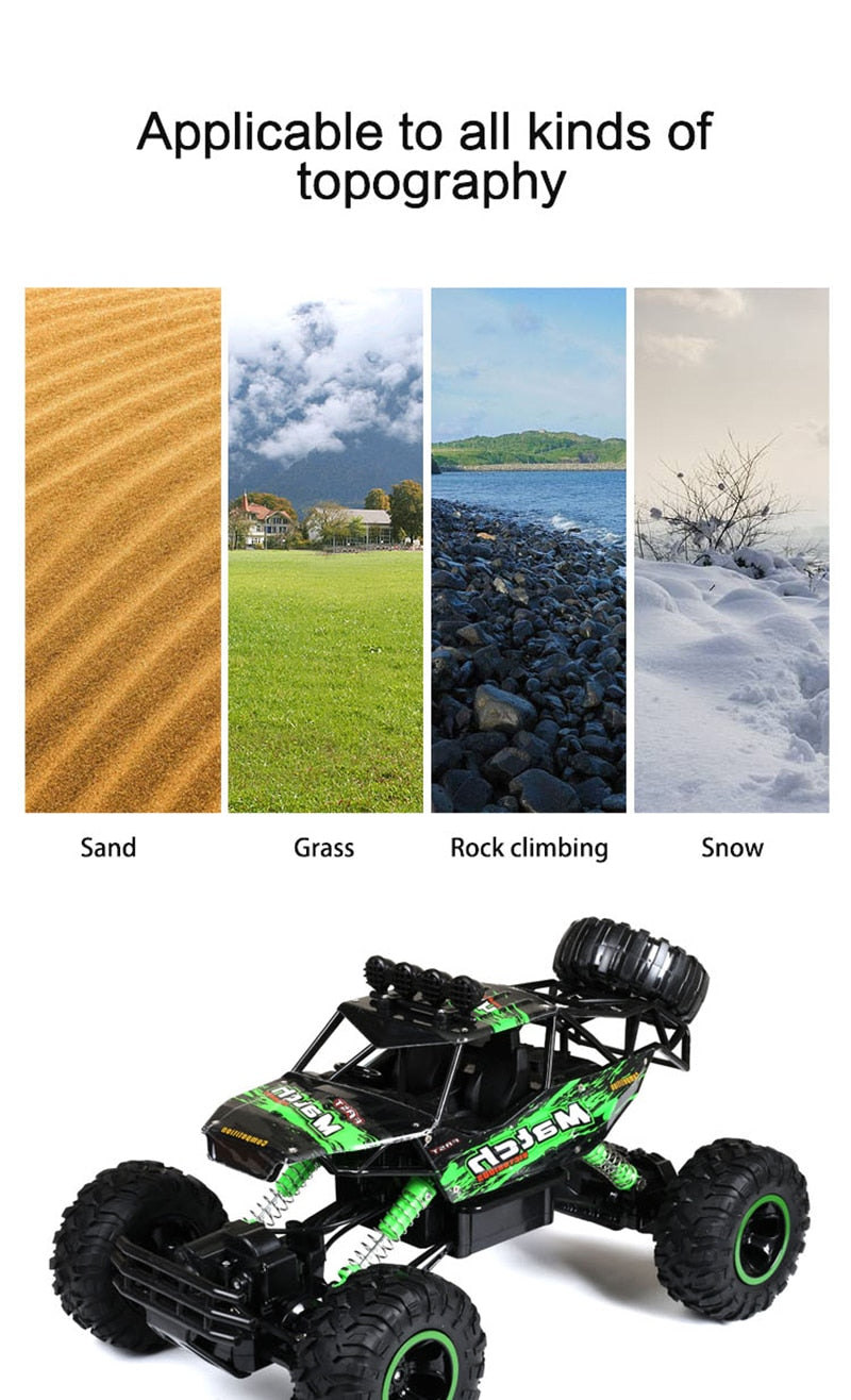 Skanto | Remote Control Car 4x4 Rock Crawler Monster Truck