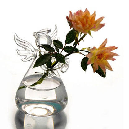 BowLift | Angel Time Transparent Glass Vase