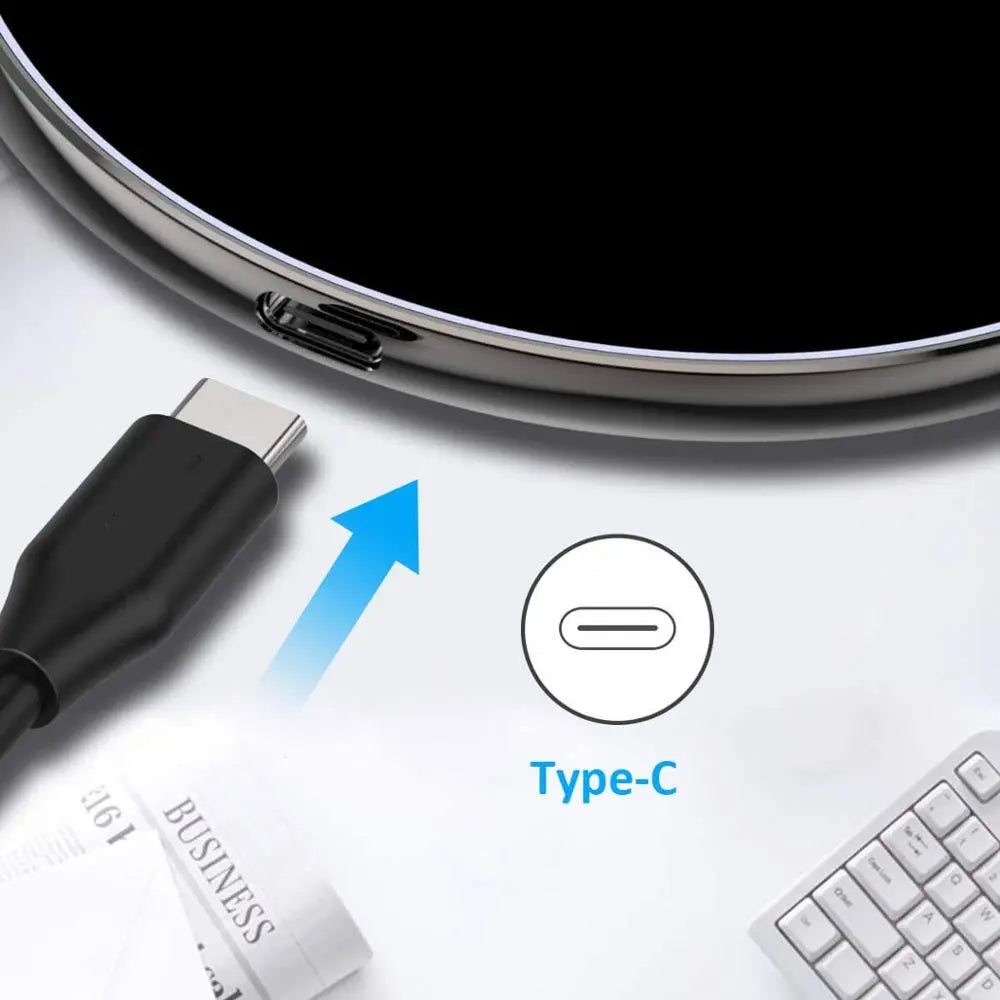 Karnz | 30W Fast Wireless Charging Pad | Premium USB C Charging Cable MagSafe Charger for Apple iPhone, Samsung & Android - Fast Wireless Charging Pad