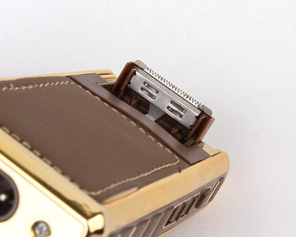 BowLift | Retro Leather Travel Electric Shaver