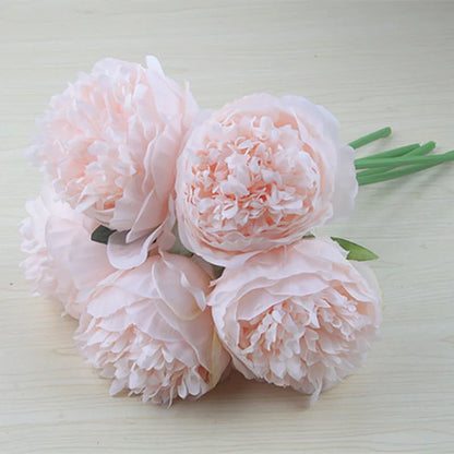 Skanto | Large Peony Silk Flower Bouquet Set