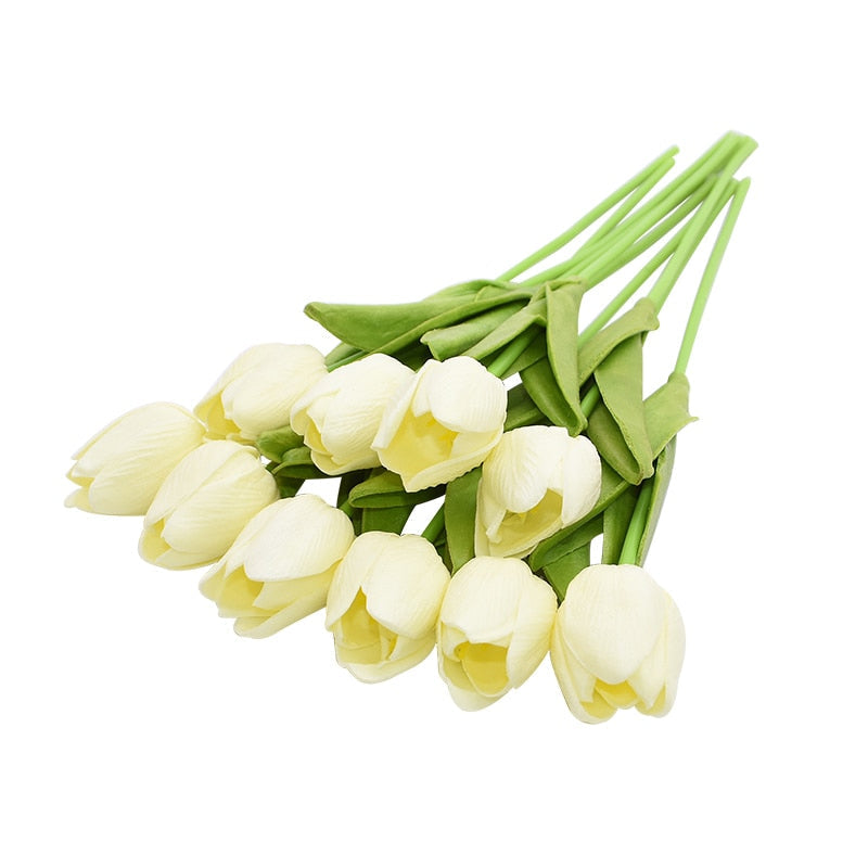 Skanto | Artificial Tulip Bouquet, Decoration (10 Pieces)