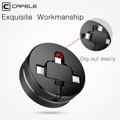 3 in 1 retractable charging cable | Brehn