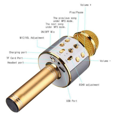 BowLift | Wireless Magic Karaoke Microphone – Bluetooth Karaoke Microphone