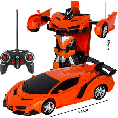 Skanto | 2i1 Robo Racer Transforming RC Car Toy
