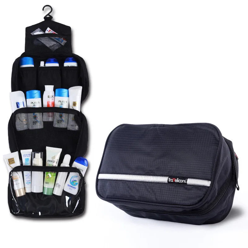 BowLift | Travelior MaxPack Large Waterproof Toiletry Bag for Men & Women | Travel Cosmetic Bag | Sturdy Design & Plenty of Storage