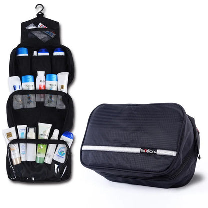BowLift | Travelior MaxPack Large Waterproof Toiletry Bag for Men and Women with Spacious Storage