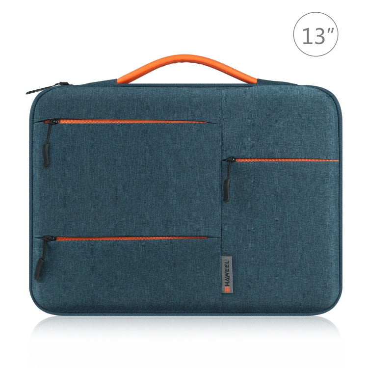 BowLift | HAWEEL 33.0 cm Sleeve Case Zipper Briefcase Laptop Bag for Macbook, Samsung, Lenovo Thinkpad, Sony, DELL Alienware, CHUWI, ASUS, HP, 13 inch - 13.5 inch Laptops (Navy Blue)