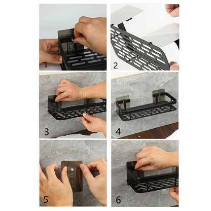BowLift | Bathroom shelves corner shelf without drilling shower shelf holder