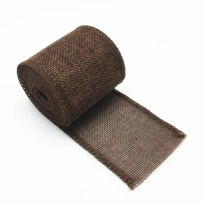 Skanto | 3M Rustic Jute Ribbon – 60mm Wide Gift Ribbon for DIY, Christmas & Weddings