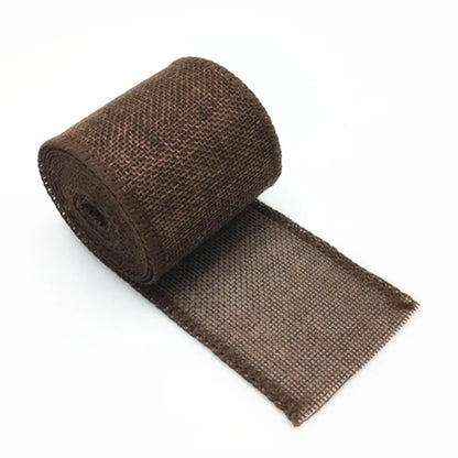 Skanto | 3M Rustic Jute Ribbon – 60mm Wide Gift Ribbon for DIY, Christmas & Weddings