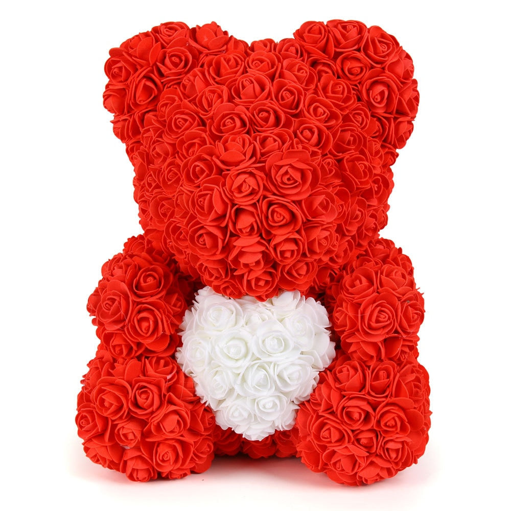 BowLift | Artificial Rose Flowers Teddy Bear