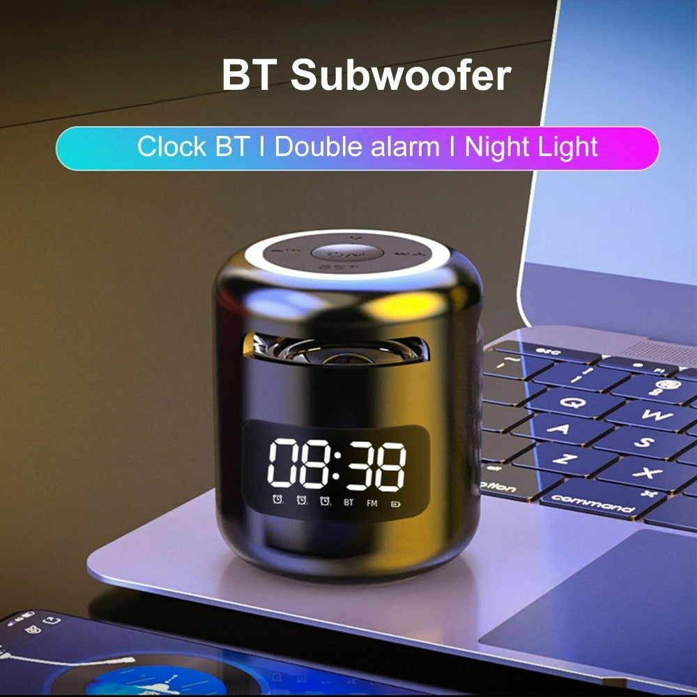 Skanto | Bluetooth Speaker with FM Radio Alarm Clock