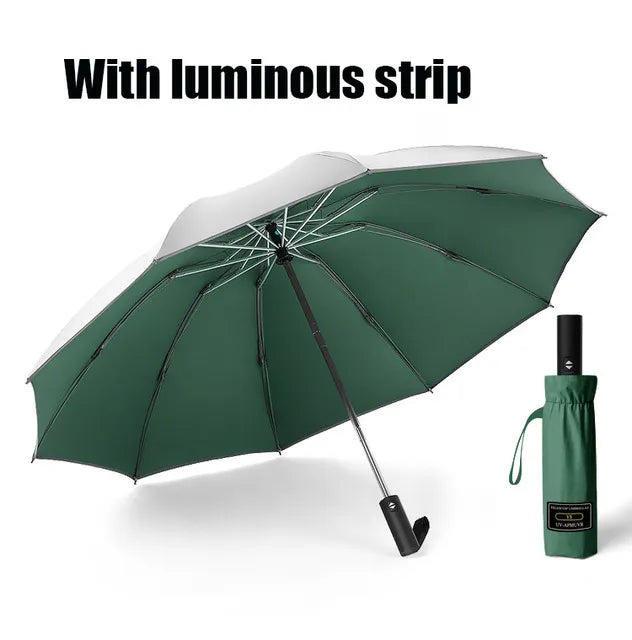 Skanto | Stay Dry and Stylish with Our Inverted Umbrella – Windproof, Foldable, and Reflective!