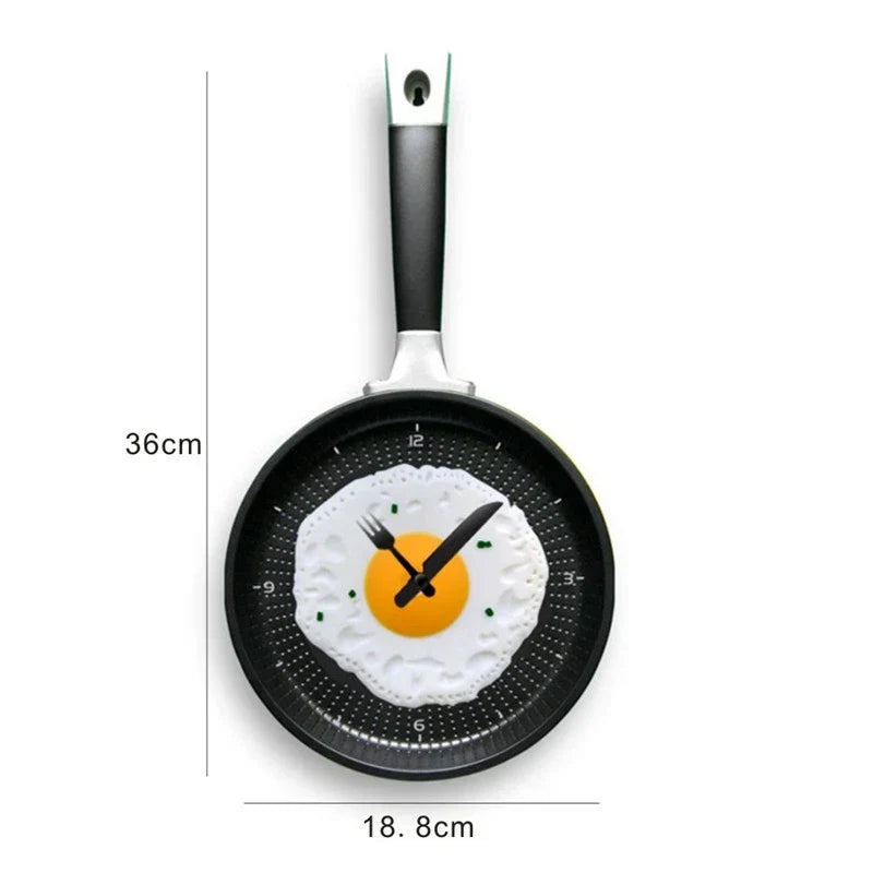 BowLift | Omelette Pot-Shaped Wall Clock