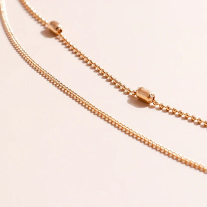 BowLift | Dainty Layered Choker and Cross Necklace
