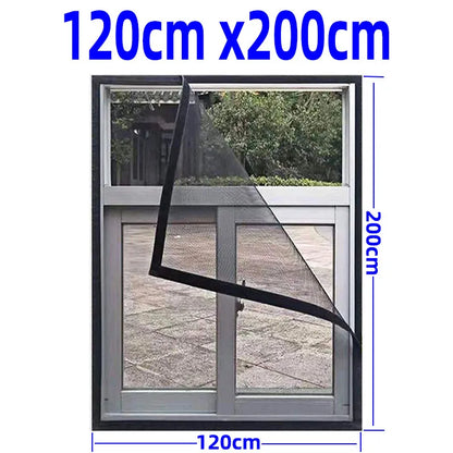 Adjustable Invisible Anti-Mosquito Washable Window Screen | Skanto