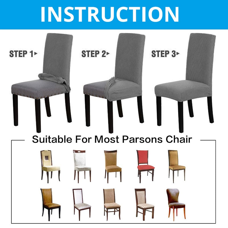 Elastic Dining Chair Covers | Brehn