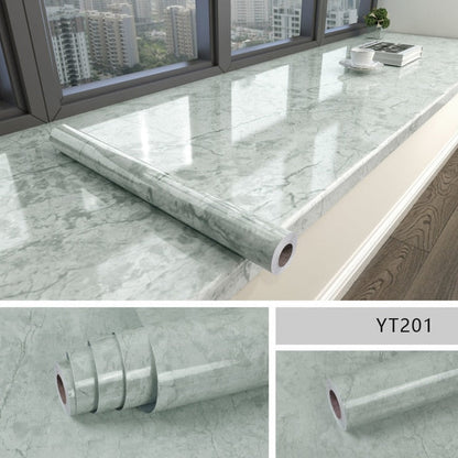 Marble Effect Self-Adhesive Waterproof Wallpaper | Skanto