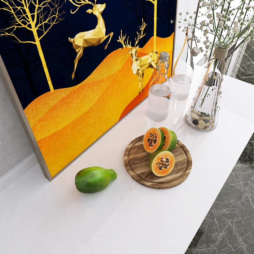 Glossy self-adhesive waterproof kitchen countertop film roll | Karnz