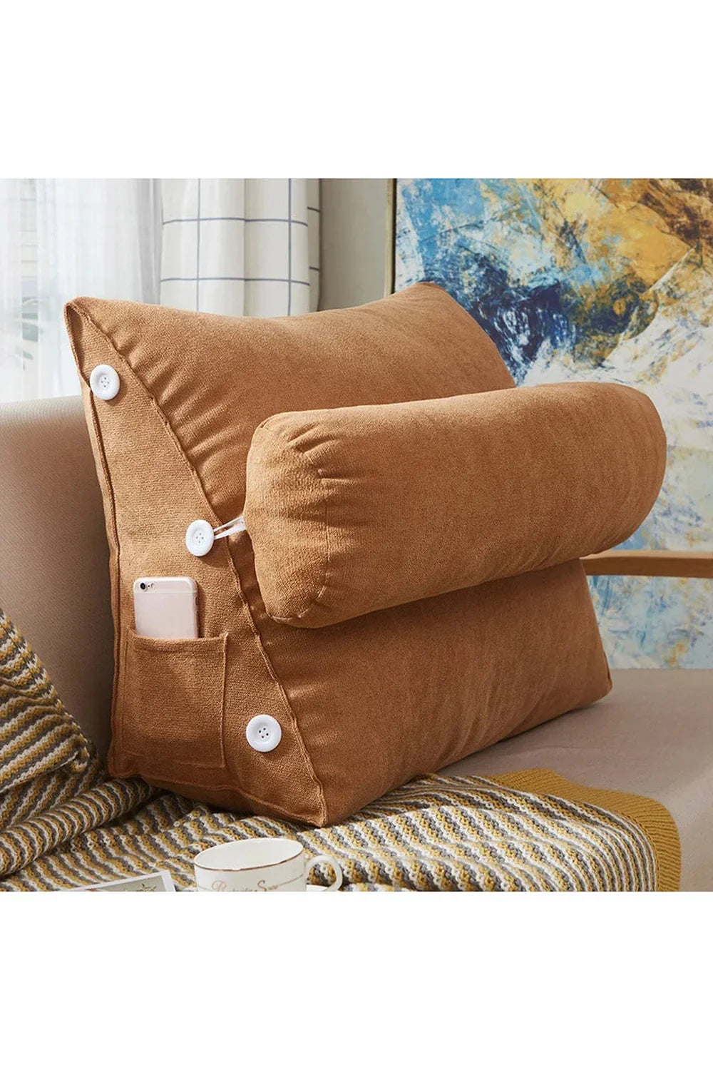 Reclining backrest cushion | Bowlift