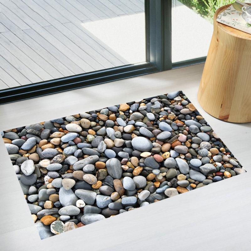 BowLift | 3D Stone Surface Bathroom Floor Stickers