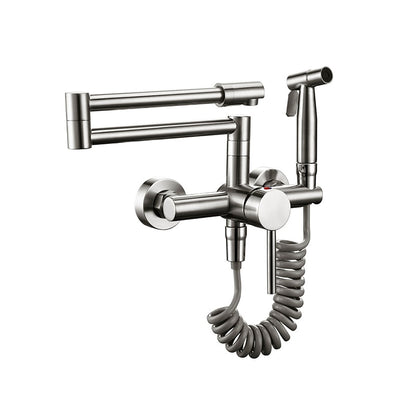 Skanto | Flexible Kitchen Faucet with Pull-Out Spray – Stainless Steel Design
