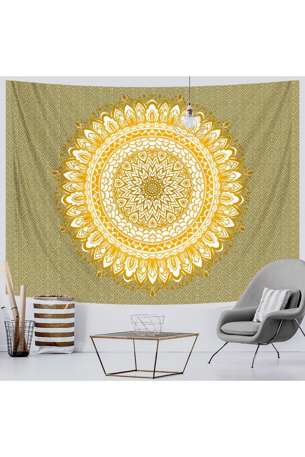 Trippy Mandala Wall Tapestry | Bowlift