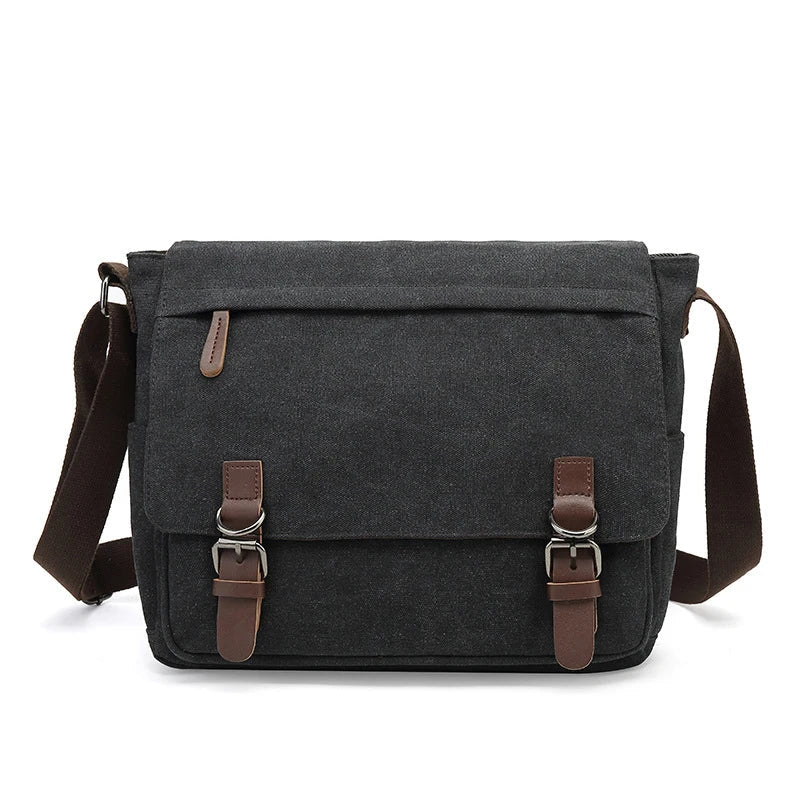 Skanto | Carlos – Robust Men's Bag for Daily Use | Durable Canvas Crossbody Bag