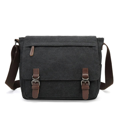 Skanto | Carlos – Robust Men's Bag for Daily Use | Durable Canvas Crossbody Bag
