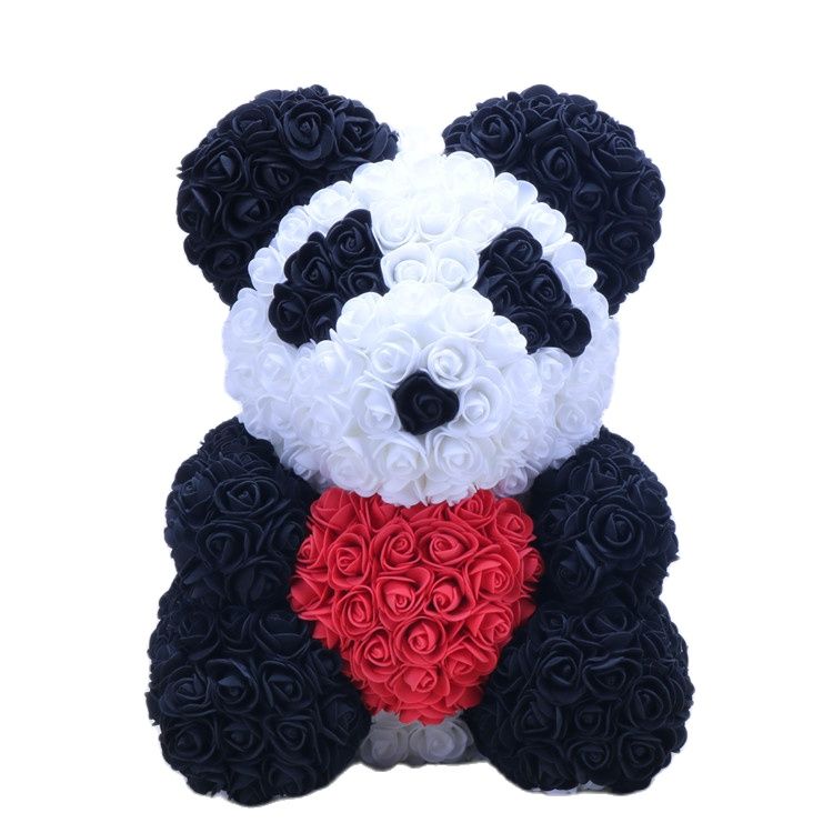 BowLift | Artificial Rose Flowers Teddy Bear