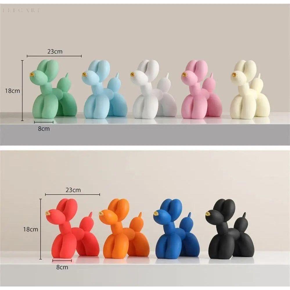 Haku - Balloon Dog Figurine with Golden Eyes | Skanto