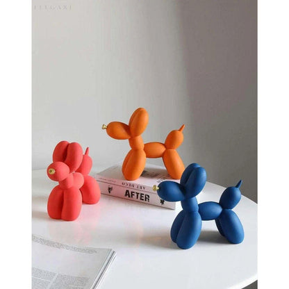 Haku - Balloon Dog Figurine with Golden Eyes | Skanto