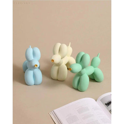 Haku - Balloon Dog Figurine with Golden Eyes | Skanto