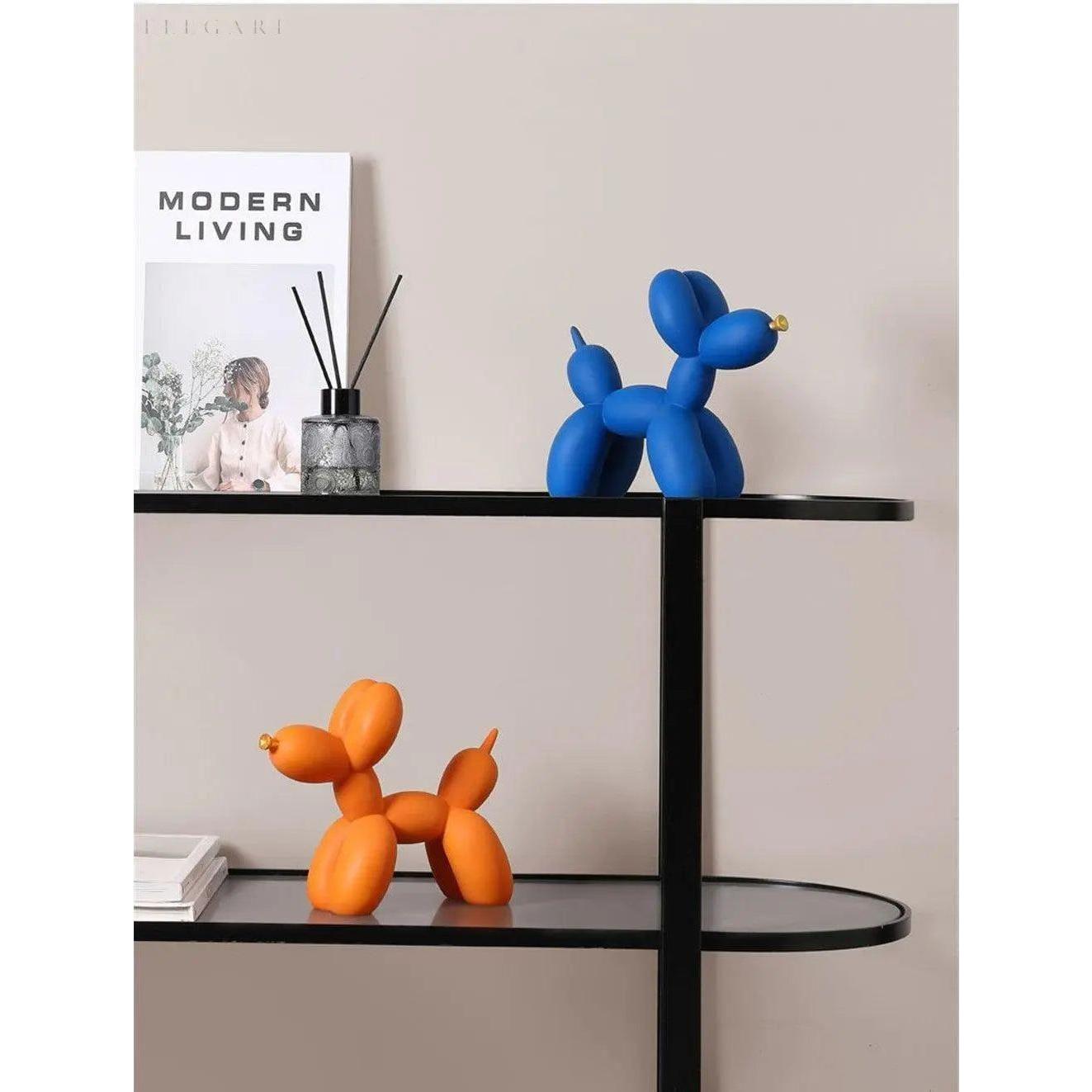 Haku - Balloon Dog Figurine with Golden Eyes | Skanto