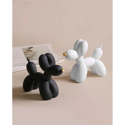 Haku - Balloon Dog Figurine with Golden Eyes | Skanto