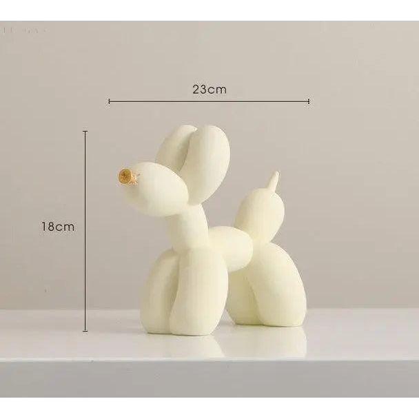 Haku - Balloon Dog Figurine with Golden Eyes | Skanto